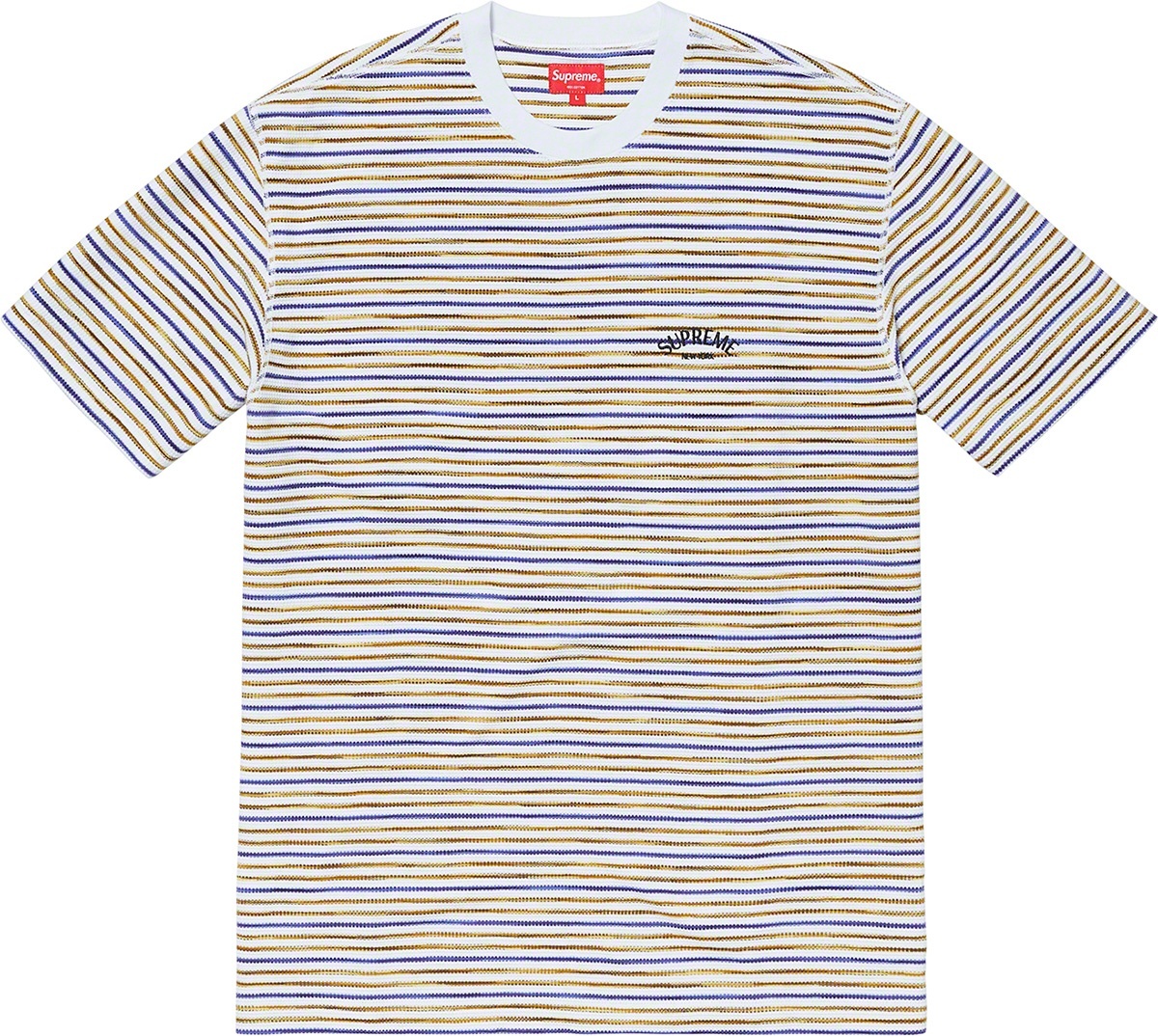 Stripe Thermal S/S Top view 2